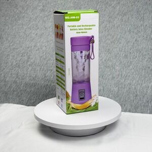Aisun+Mafeich HM-03 Portable Rechargeable Battery Juice Blender 380ml Purple